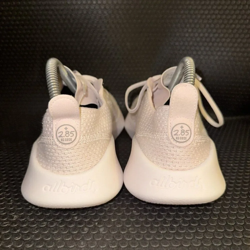 AllBirds Tree Runners SLTR Lace Up Light Pink Sneakers Shoes Women’s Size 10